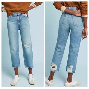Anthropologie Mih Jeane High Rise Vintage Straight Jeans